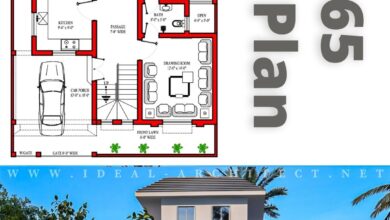 10 Marla House Designs | 35x65 House Plans