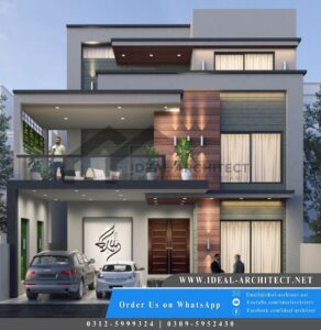 8 Marla House Front Design