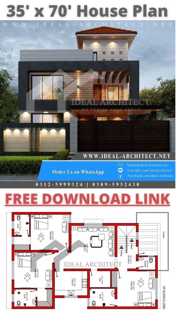 10 Marla House Plan