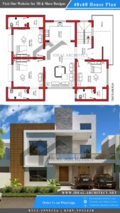 40x60 House Plan | House Plan for 10 Marla