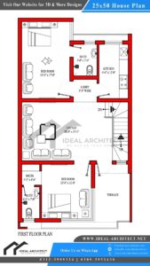 25x50 House Plans | 5 Marla House Plans