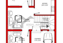 25x45 5 Marla House Plan