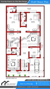 35x65 10 Marla House Plan