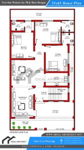 10 Marla House Plan | 35x65 House Plan