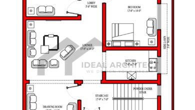 10 Marla House Plan | 35x65 House Plan