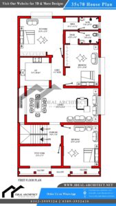 35x70 House Plan | 10 Marla House Plan | 35x65 House Plan