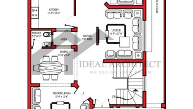 10 Marla House Design | 35x70 House Plan