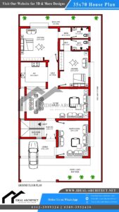 35x70 House Plan | 10 Marla House Design