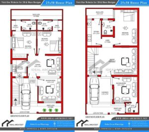 25x50 House Plans | 5 Marla House Plans