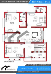 40x60 House Plans | 10 Marla House Plans