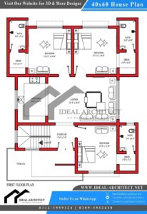 40x60 House Plans | 10 Marla House Design