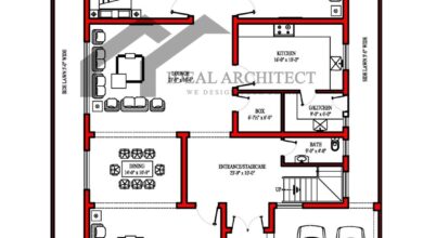 50x90 House Plan | 1 Kanal House Plan