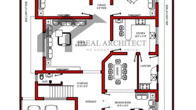 50x90 House Plan | 1 Kanal House Design