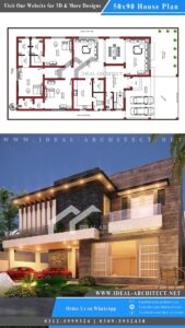 1 Kanal House Plan | Plan of 1 Kanal House Design