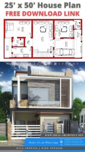 25x50 House Plans | 5 Marla House Design