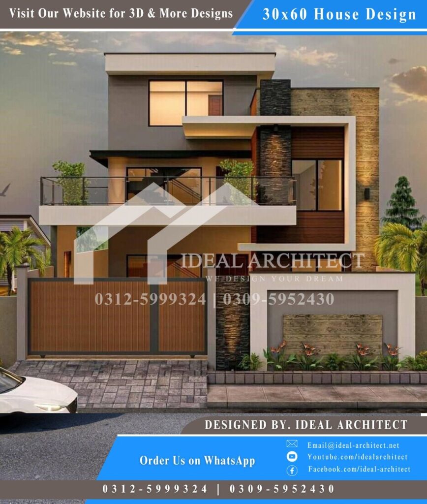 8 Marla House Design 3D | 8 Marla Home Design