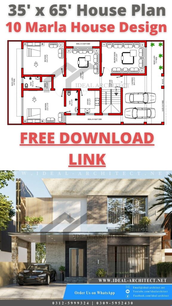 10 Marla House Plan